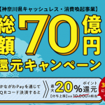 【お得なキャンペーン】川崎店：かながわPayポイント使用期限終了間近！